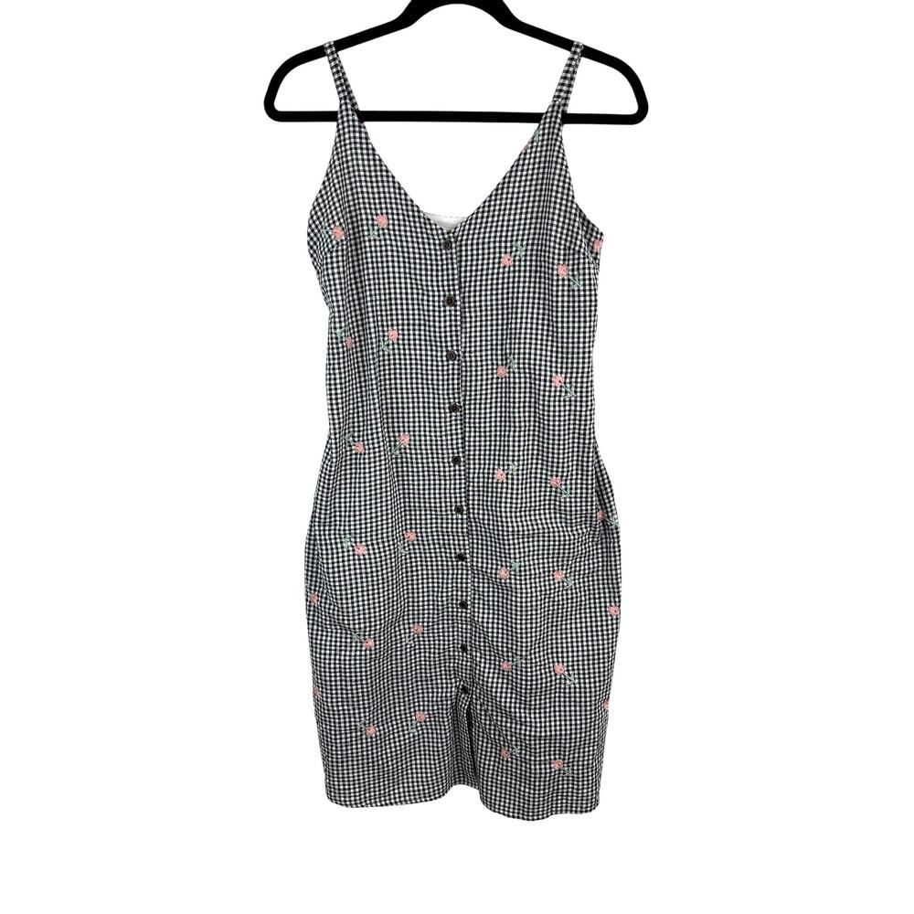 COTTAGECORE‎ Cotton Picnic Dress – Everly Gingham Midi – Size Small